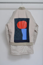 Load image into Gallery viewer, REMIX MELTON LAYER STADIUM JACKET(PRINT)/BEG/Mi/02
