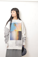 Load image into Gallery viewer, SWITCHING SWEATSHIRT P/O(w/ PRINT)/L.GRAY*dust_001
