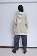 画像をギャラリービューアに読み込む, SWITCHING KNIT HOODIE(PRINT) 01/OFF WHITE_Mi
