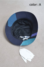 Load image into Gallery viewer, CUT AND CONNECTED TENCEL BUCKET HAT/NAV
