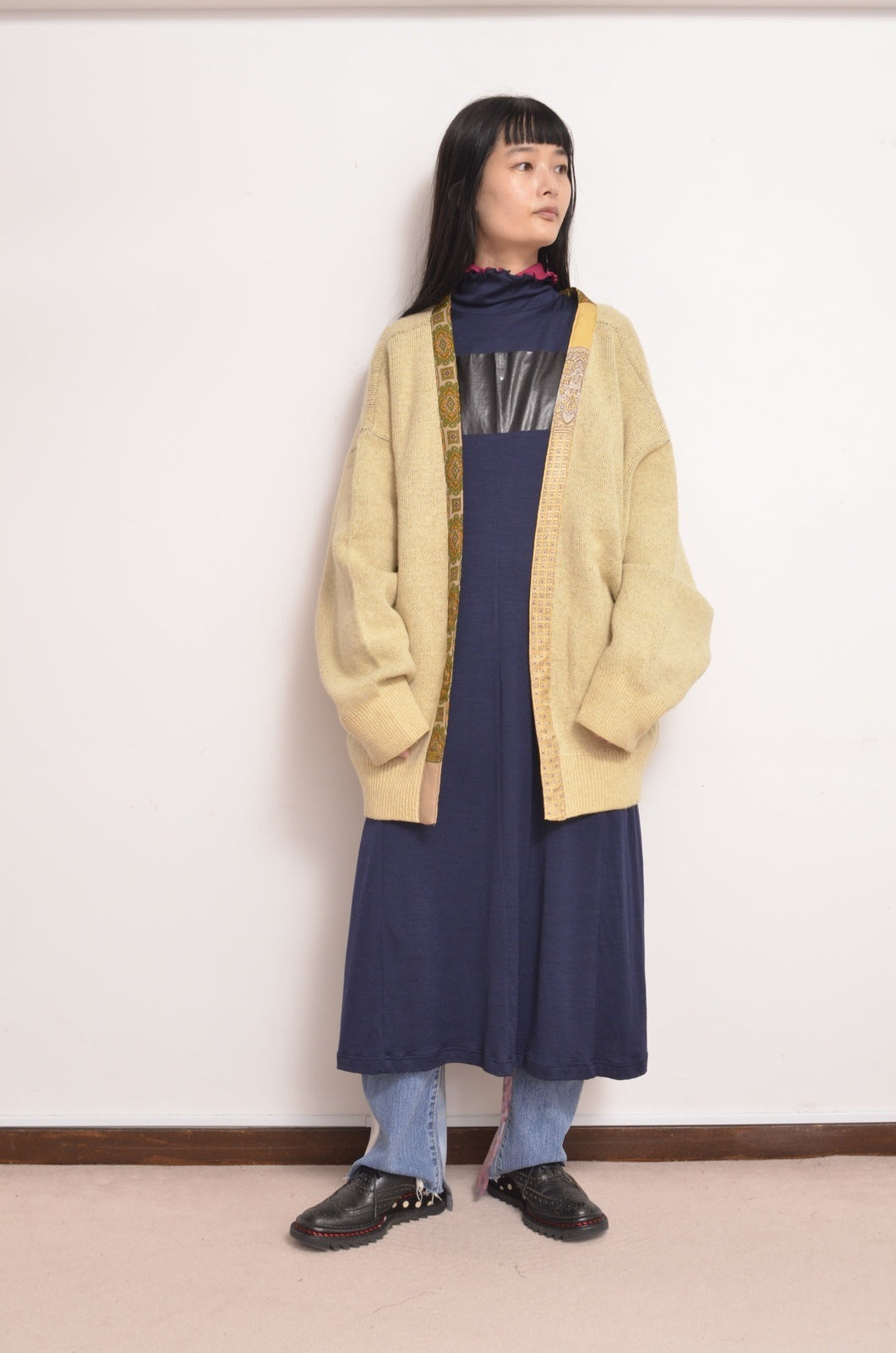 KNIT C/D_YELLOW