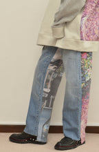 画像をギャラリービューアに読み込む, PRINT UNION DENIM PT(INDIGO/CAT_01)_02
