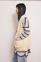 画像をギャラリービューアに読み込む, KNIT VEST C/D_WHITE
