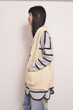 Load image into Gallery viewer, KNIT VEST C/D_WHITE
