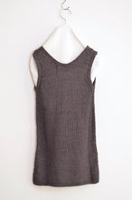 画像をギャラリービューアに読み込む, MESH KNIT TANK TOP / D.BRN
