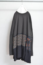 画像をギャラリービューアに読み込む, TIERED L/S T OP 01 / CHARCOAL_A
