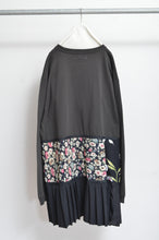画像をギャラリービューアに読み込む, TIERED L/S T OP 01 / CHARCOAL_C
