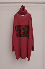 画像をギャラリービューアに読み込む, RIPPLE WAVE HEM KNIT P/O w/NECK PARTS(ROSE)
