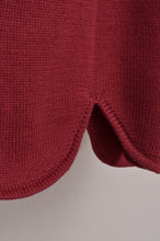 画像をギャラリービューアに読み込む, RIPPLE WAVE HEM KNIT P/O w/NECK PARTS(ROSE)
