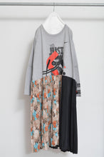 Load image into Gallery viewer, PLEATED TEE OP(PRINT)_X*00 / A
