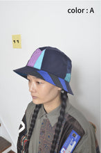 Load image into Gallery viewer, CUT AND CONNECTED TENCEL BUCKET HAT/NAV
