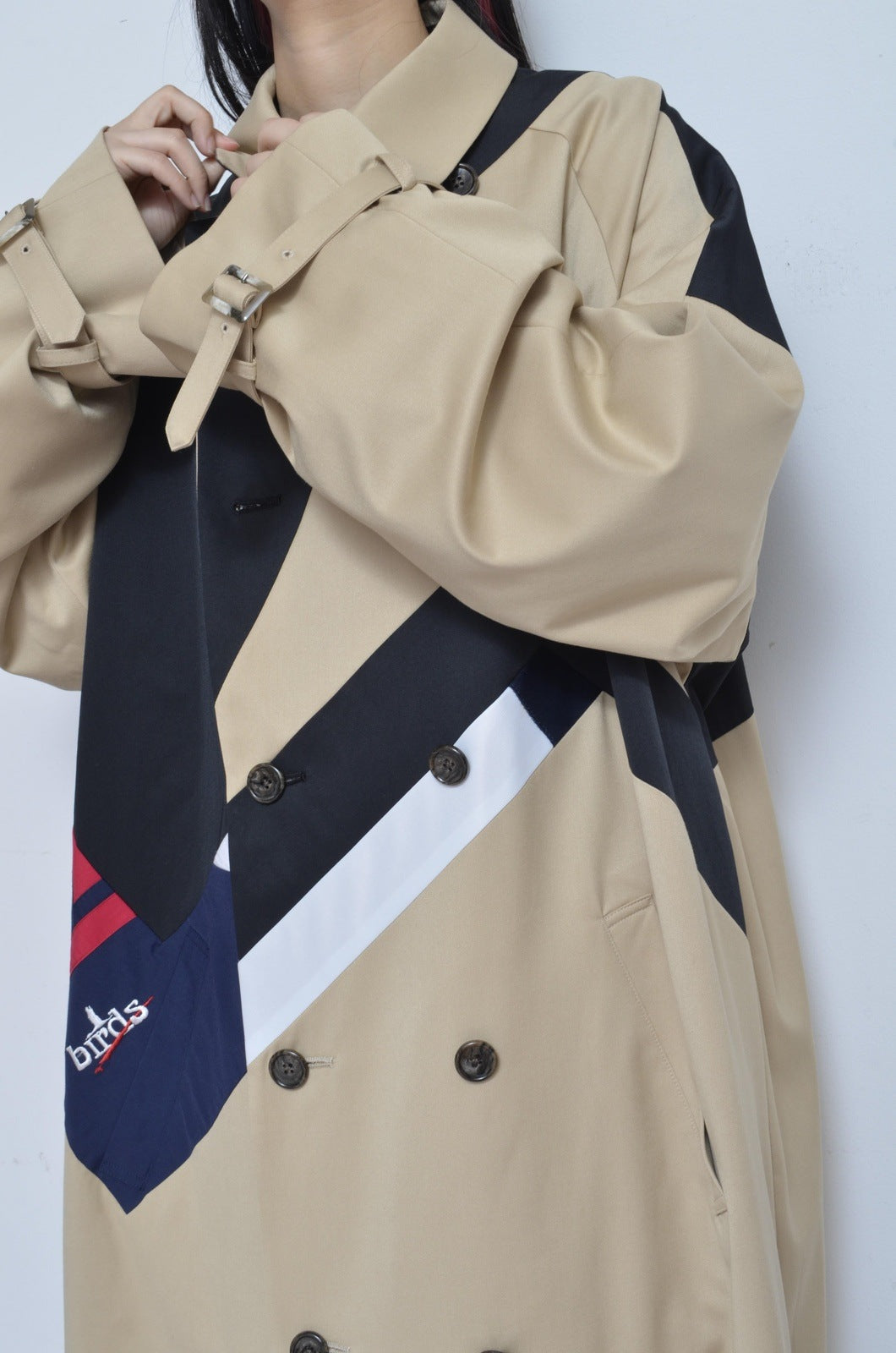 REMIX TRENCH COAT/BEG/02 – here/YEAH RIGHT!!