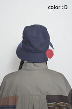 Load image into Gallery viewer, CUT AND CONNECTED TENCEL BUCKET HAT/NAV
