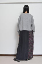 Load image into Gallery viewer, nyoroli KNIT*FLORAL OP_01 / GRAY
