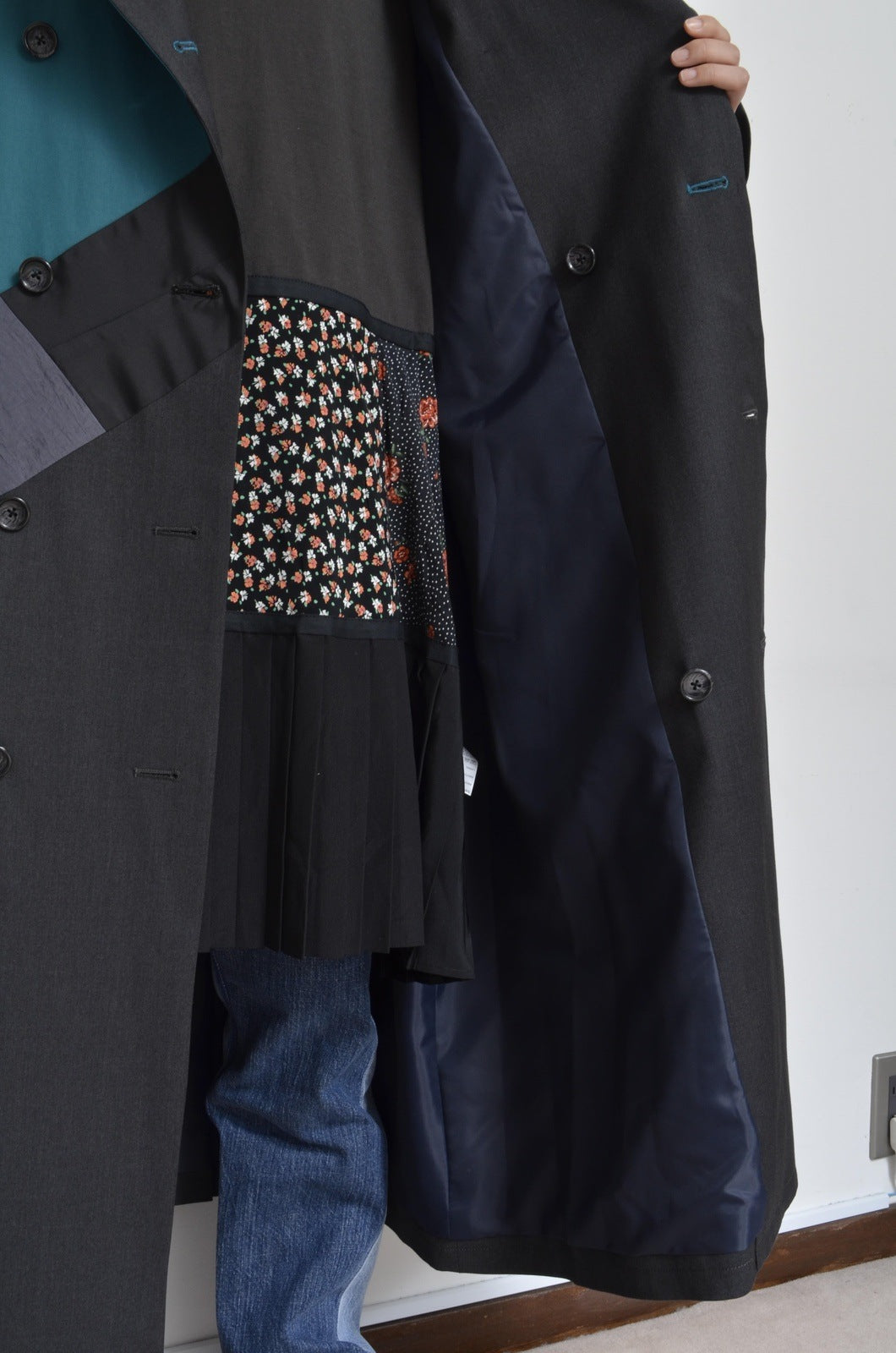 REMIX TRENCH COAT/NAV/02 – here/YEAH RIGHT!!