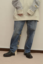 画像をギャラリービューアに読み込む, PRINT UNION DENIM PT(INDIGO/毎日だ_01)_02
