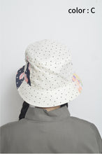 Load image into Gallery viewer, CUT AND CONNECTED DOT BUCKET HAT
