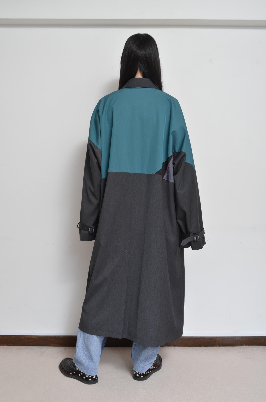 REMIX TRENCH COAT/NAV/02 – here/YEAH RIGHT!!