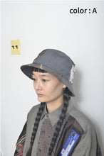 Load image into Gallery viewer, CUT AND CONNECTED TWILL BUCKET HAT
