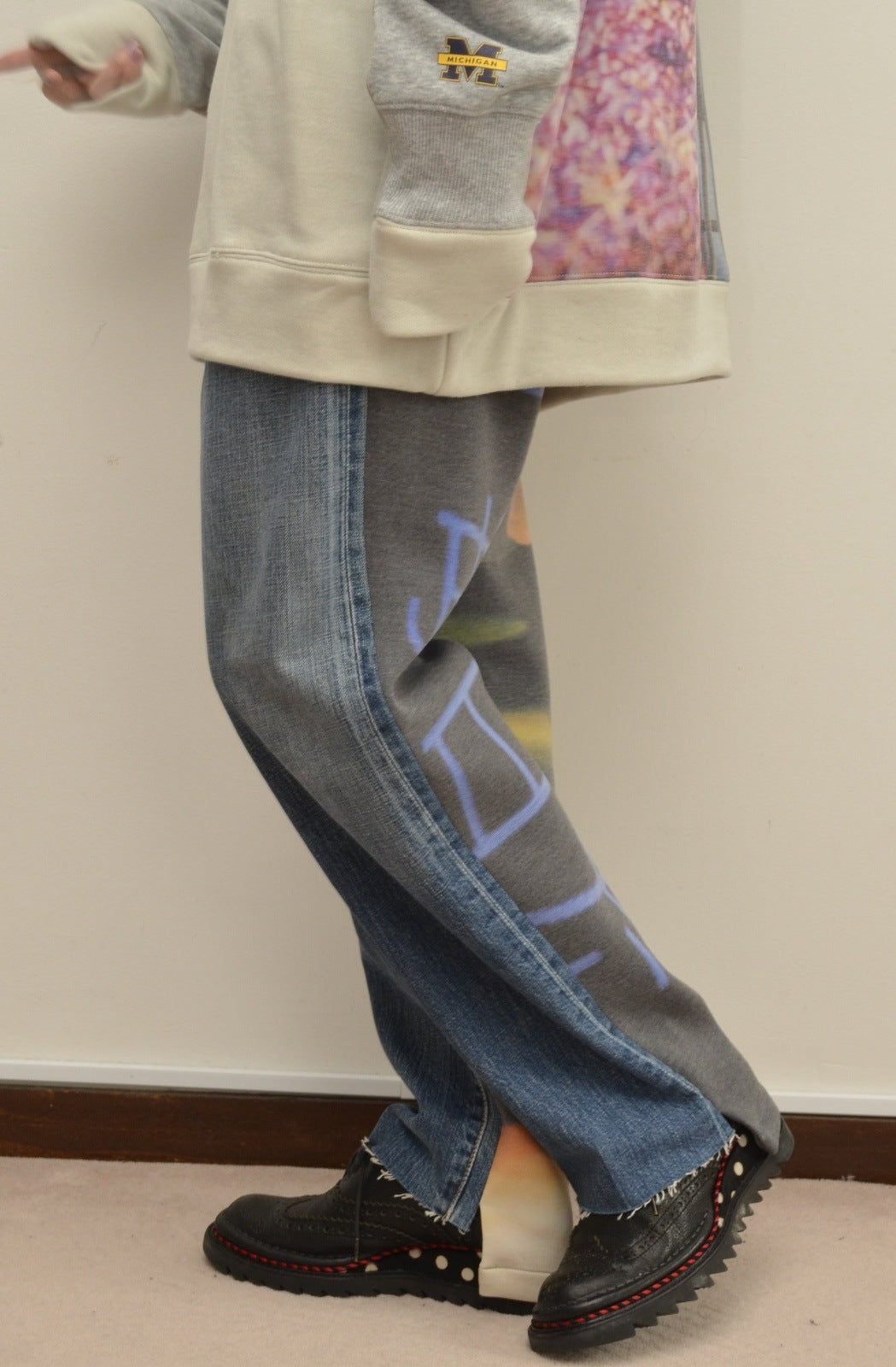 PRINT UNION DENIM PT(INDIGO/毎日だ_01)_02