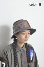 Load image into Gallery viewer, CUT AND CONNECTED TWILL BUCKET HAT
