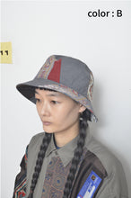 Load image into Gallery viewer, CUT AND CONNECTED TWILL BUCKET HAT
