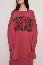 画像をギャラリービューアに読み込む, RIPPLE WAVE HEM KNIT P/O w/NECK PARTS(ROSE)
