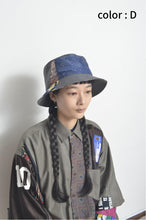 Load image into Gallery viewer, CUT AND CONNECTED TWILL BUCKET HAT
