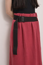 Load image into Gallery viewer, MUFFLER WRAP SKIRT/ROSE
