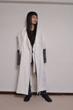 Load image into Gallery viewer, TABLE CLOTH △ SHAWL COAT/SHORT LINER set_WHT
