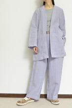 Load image into Gallery viewer, NO-COLLAR JK_LINEN 01/PURPLE
