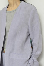 Load image into Gallery viewer, NO-COLLAR JK_LINEN 01/PURPLE
