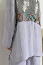 Load image into Gallery viewer, NO-COLLAR JK_LINEN 01/PURPLE
