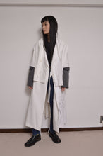 Load image into Gallery viewer, TABLE CLOTH △ SHAWL COAT/SHORT LINER set_WHT
