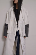 Load image into Gallery viewer, TABLE CLOTH △ SHAWL COAT/SHORT LINER set_WHT
