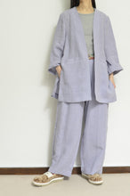 Load image into Gallery viewer, NO-COLLAR JK_LINEN 01/PURPLE
