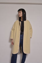 画像をギャラリービューアに読み込む, WOOL MOSSA FLAPS COAT/YELLOW_02
