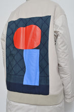 Load image into Gallery viewer, REMIX MELTON LAYER STADIUM JACKET(PRINT)/BEG/Mi/02
