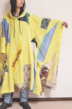 Load image into Gallery viewer, CUT AND CONNECTED C/C/L PONCHO / NEON YELLOW
