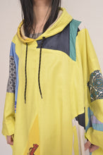 Load image into Gallery viewer, CUT AND CONNECTED C/C/L PONCHO / NEON YELLOW
