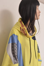 Load image into Gallery viewer, CUT AND CONNECTED C/C/L PONCHO / NEON YELLOW
