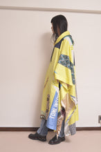 Load image into Gallery viewer, CUT AND CONNECTED C/C/L PONCHO / NEON YELLOW
