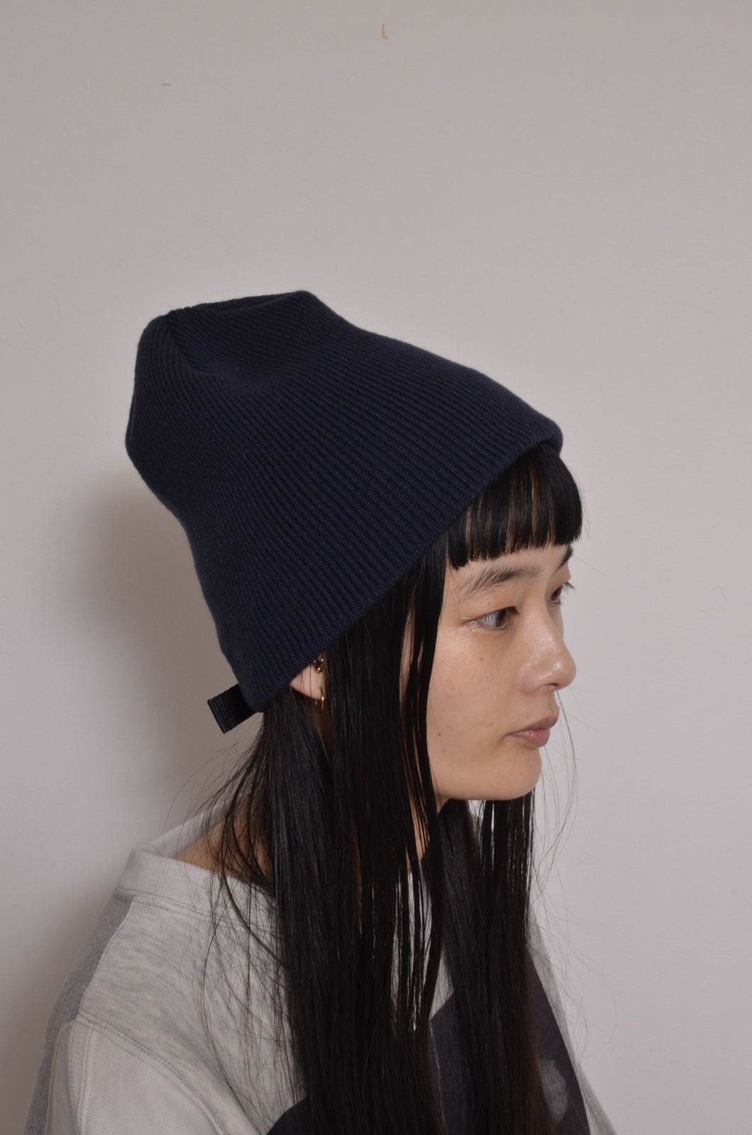 KNIT ADJUST CAP/NAVY