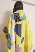 Load image into Gallery viewer, CUT AND CONNECTED C/C/L PONCHO / NEON YELLOW
