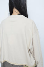 画像をギャラリービューアに読み込む, TIERED L/S T OP 01 / BEIGE_B

