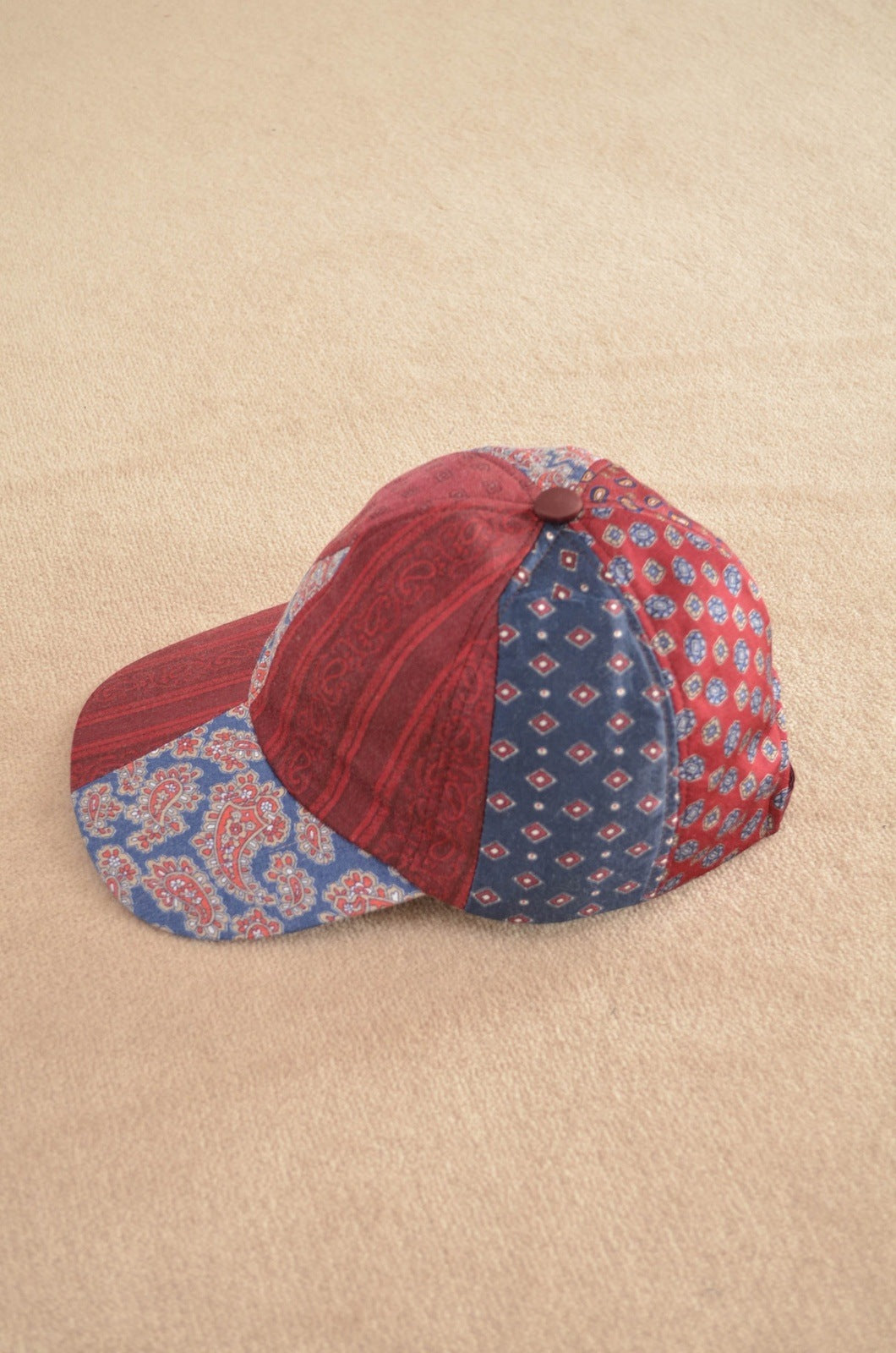 PAISLEY CAP_RUBY / B