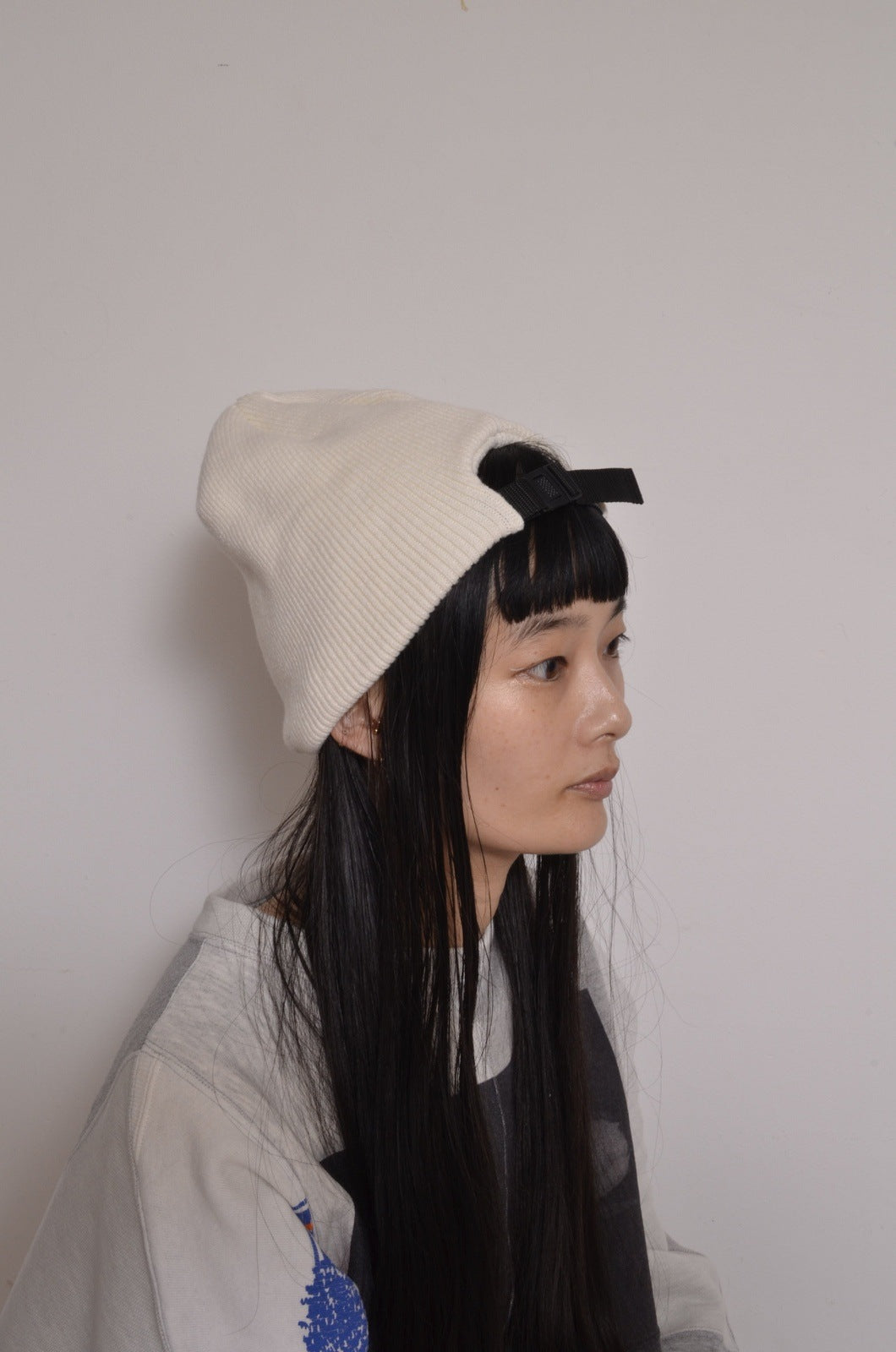 KNIT ADJUST CAP/OFF WHITE