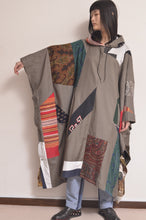 Load image into Gallery viewer, CUT AND CONNECTED C/C/L PONCHO / KHAKI
