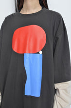 Load image into Gallery viewer, SWITCHING SLEEVE L/S T_ 01 / CHARCOAL/Mi
