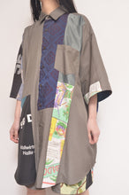 Load image into Gallery viewer, CUT AND CONNECTED C/C/LS/S SH / KHAKI_002
